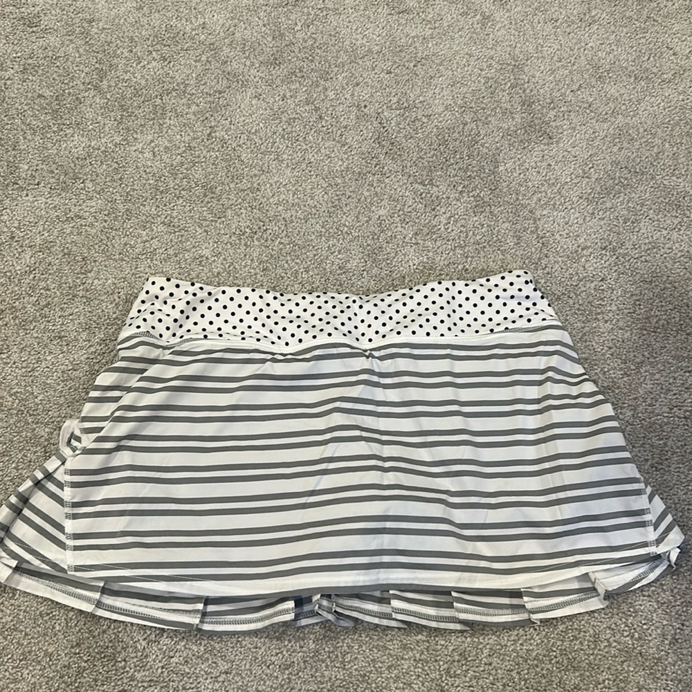 Lululemon Pace Setter Skort Stripe size 10